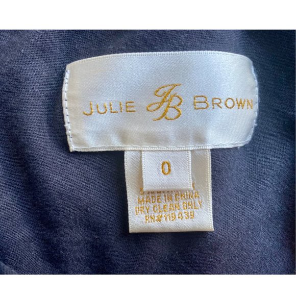 JB by Julie Brown Silk and Sequin Black One Shoulder Cape Dress Size 0 - Picture 13 of 15